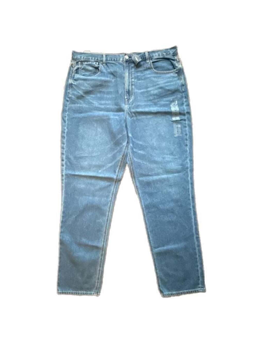 NWT American Eagle Women's Mom Jean Medium Wash High Rise Jeans Size 18 L
